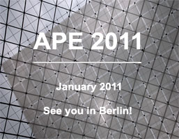 18.11.2010;18:00; www.ape2011.eu