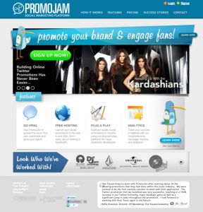 PromoJam: Social Media Marketing Plattfom; gemacht am 2010-11-11 um 21.38.13